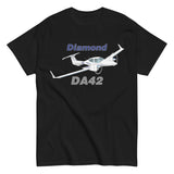 Diamond DA-42 (Blue) Airplane T-shirt - Personalized with N#