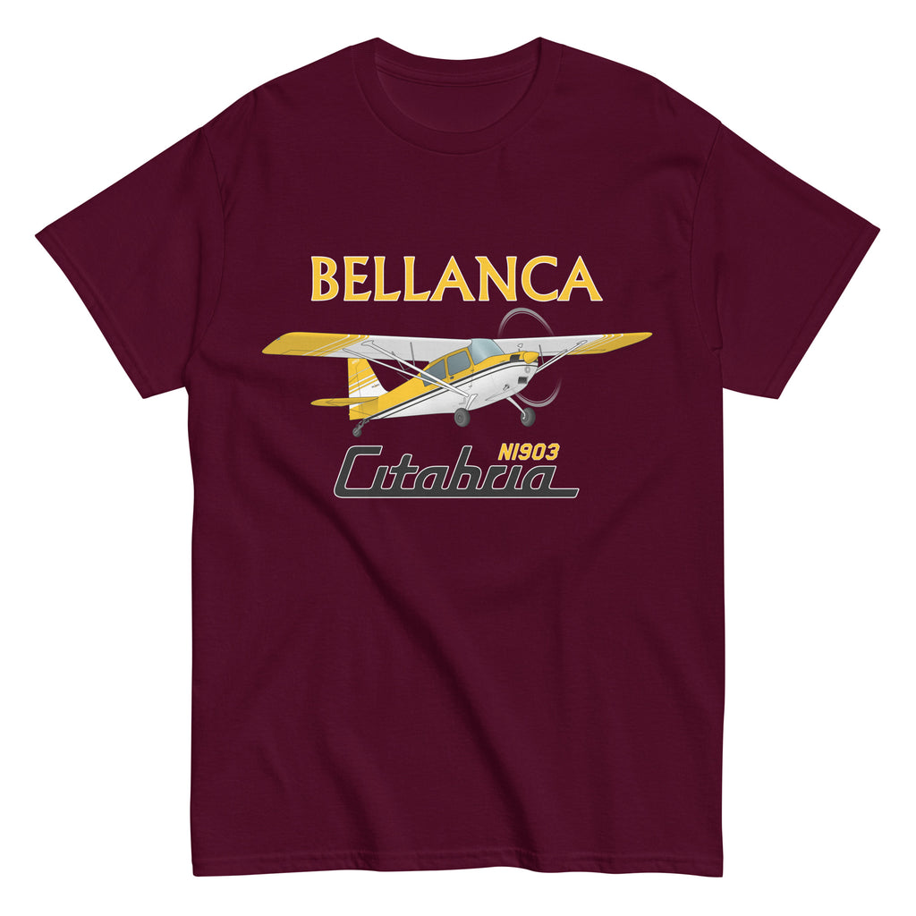 Bellanca Citabria Airplane Tee -  Maroon