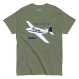 Mooney M20J / 201 Custom Airplane T-shirt- Personalized with N#