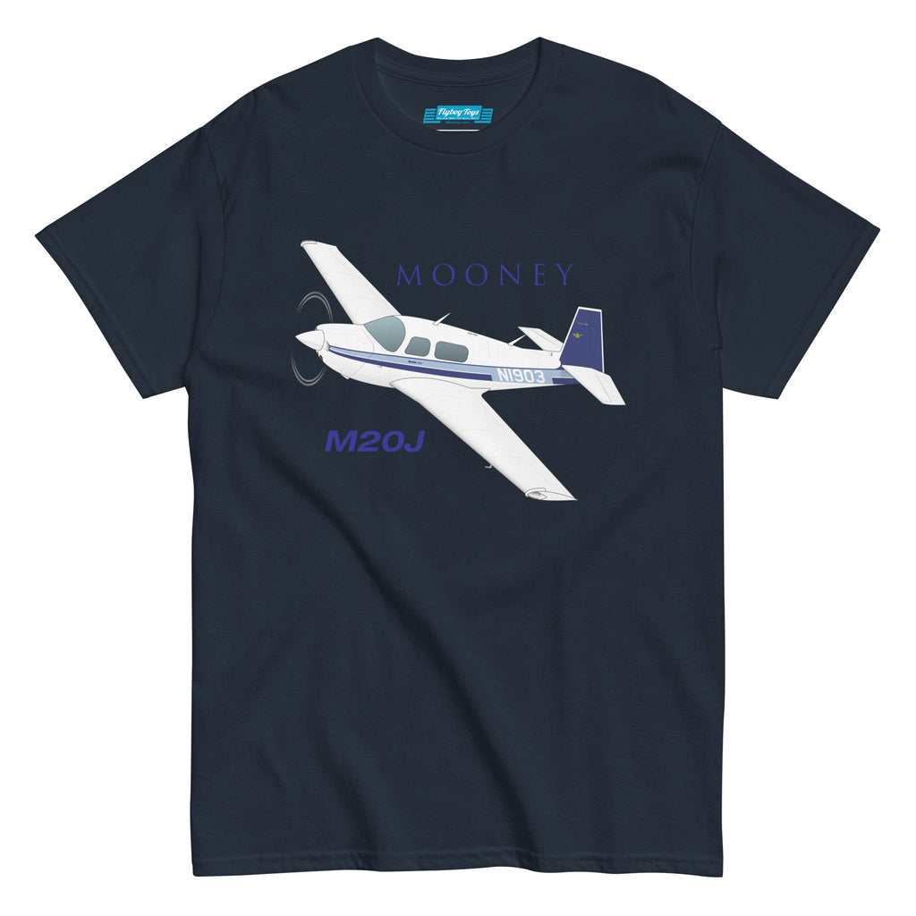 Mooney M20J / 201 Custom Airplane T-shirt- Personalized with N#