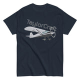 Taylorcraft BC-12D (Silver/Black) Airplane T-Shirt - Personalized w/ Your N#