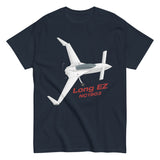 Rutan Model 61 Long EZ (White) Airplane T-Shirt - Personalized w/ Your N#