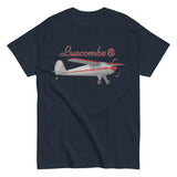 Luscombe 8 (Red/Silver) Airplane T-Shirt - Personalized w/ Your N#