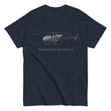 Aérospatiale Alouette II Helicopter T-Shirt - Personalized with Your N#