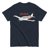 Flyboy Toys Airplane T-Shirt – Personalized N Number – Custom Aviation Gift – Pilot Tee – AIR2552FE36-RB1
