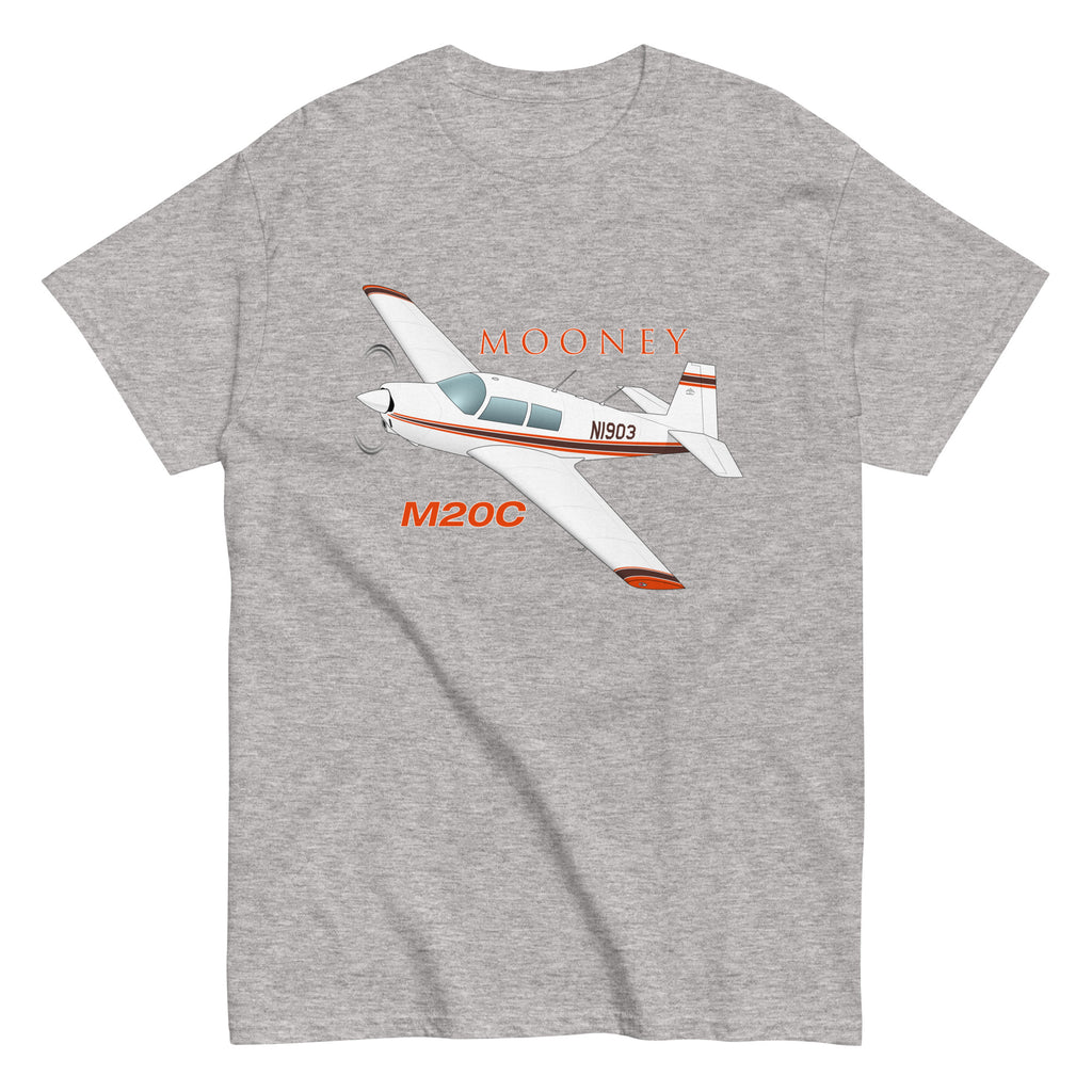 Mooney M20C Airplane T-Shirt - Personalized w/ Your N#