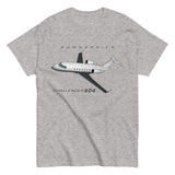 Bombardier Challenger 604 Airplane T-shirt- Personalized with N#