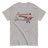 Luscombe 8 (Red/Silver) Airplane T-Shirt - Personalized w/ Your N#