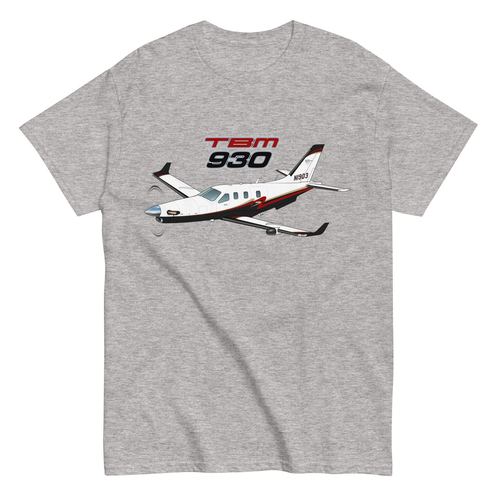 Socata TBM 930 Airplane T-Shirt - Personalized with Your N#