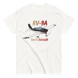 RV-9A Van's Aircraft Custom Airplane T-Shirt  - Personalized with your N#
