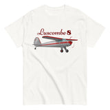 Luscombe 8 (Red/Silver) Airplane T-Shirt - Personalized w/ Your N#