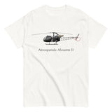 Aérospatiale Alouette II Helicopter T-Shirt - Personalized with Your N#
