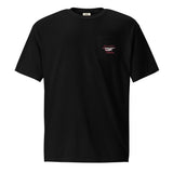 Custom unisex Garment-dyed Pocket t-shirt - Add your Airplane