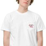 Custom unisex Garment-dyed Pocket t-shirt - Add your Airplane