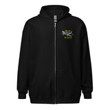 Custom G18600 Unisex Heavy Blend Zip Hoodie Embroidered (Lef Chest) - Add Your N#