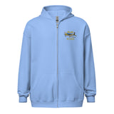 Custom G18600 Unisex Heavy Blend Zip Hoodie Embroidered (Lef Chest) - Add Your N#