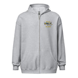 Custom G18600 Unisex Heavy Blend Zip Hoodie Embroidered (Lef Chest) - Add Your N#