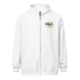 Custom G18600 Unisex Heavy Blend Zip Hoodie Embroidered (Lef Chest) - Add Your N#