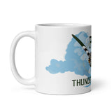 Republic P-47 Thunderbolt White Mug (Cloudscape Edition) - Personalized