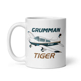 Grumman Tiger (AIR7ILK97AA1-BGT1) Airplane Ceramic Mug - Personalized
