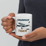 Grumman Tiger (AIR7ILK97AA1-BGT1) Airplane Ceramic Mug - Personalized