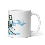 Republic P-47 Thunderbolt White Mug (Cloudscape Edition) - Personalized