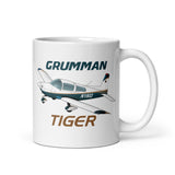 Grumman Tiger (AIR7ILK97AA1-BGT1) Airplane Ceramic Mug - Personalized