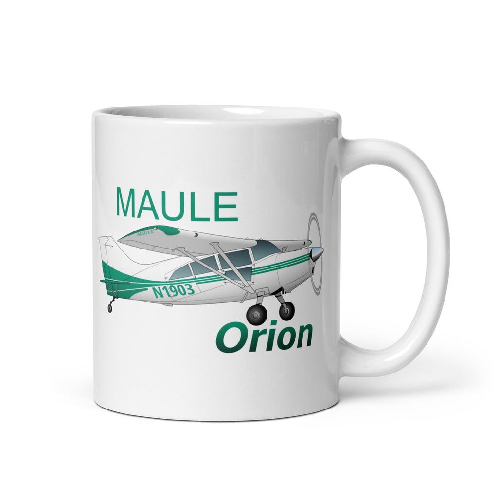 Maule Orion Custom Airplane Mug AIRD1LOR-G1 - Personalized with N#