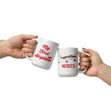 My First Airplane Custom Mug - Personalized with N#