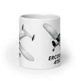 Erco Ercoupe 415C Airplane ceramic mug - Personalized with Your N#
