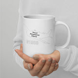 20z Custom Aviation Ceramic Mug (White) - Personalized w/ your Airplane