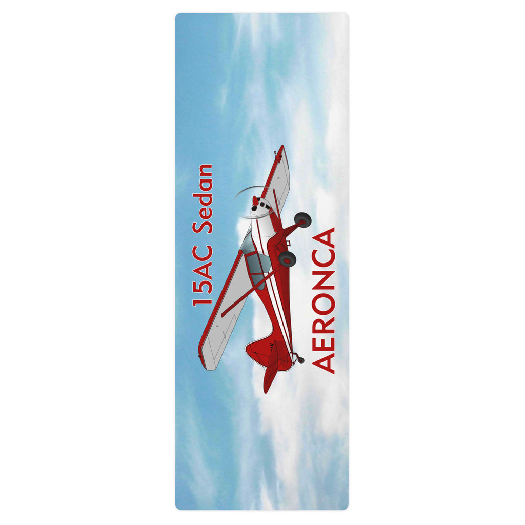 Custom Aeronca 15AC Sedan Airplane Yoga Mat  - Add Your N#