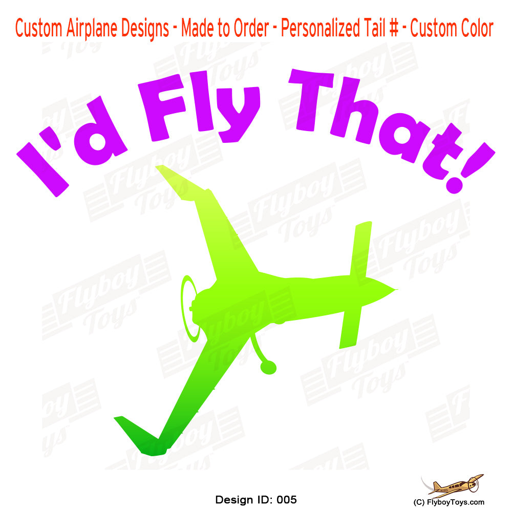I'd Fly That Airplane Aviation Design