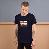 Pilot Freaking Awesome 1 Airplane Aviation T-Shirt