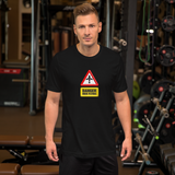 Danger Men Flying Airplane Aviation T-Shirt