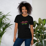 Pilot Est 3 Aviation Airplane T-Shirt