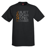 JOHN Aviation Airplane T-Shirt black