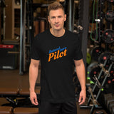 Natural Born Pilot 2 Aviation Airplane Design T-Shirt