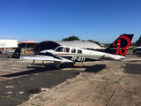 Beechcraft Baron Beech 58 Black Gold Red model