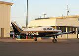 Beechcraft 23 Musketeer Black Brown model
