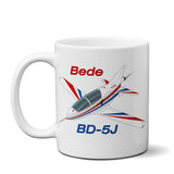 Bede BD-5J Airplane Ceramic Mug - Personalized w/ N#