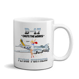 Boeing B-17 Flying Fortress Airplane Ceramic Mug - Personalized