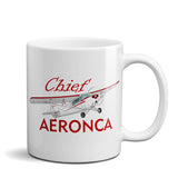 Aeronca Chief Airplane Ceramic Mug - Personalized w/ N#