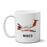 Airplane Custom Mug AIR255JLG200-O1 - Personalized w/ your N#