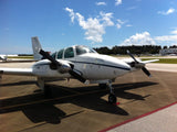 Beechcraft Baron 95-55 Blue Maroon model