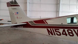 Beechcraft Bonanza A36 Maroon Silver model 2