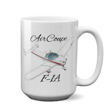 Forney F-1A Aircoupe Airplane Ceramic Mug - Personalized w/ N#