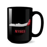 Airplane Custom Mug HRAIR458DHC8 - Personalized w/ your N#
