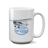 Corvair Pietenpol Air Camper Airplane Ceramic Mug - Personalized w/ N#