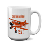 Smith DSA-1 Miniplane Airplane Ceramic Mug - Personalized w/ N#